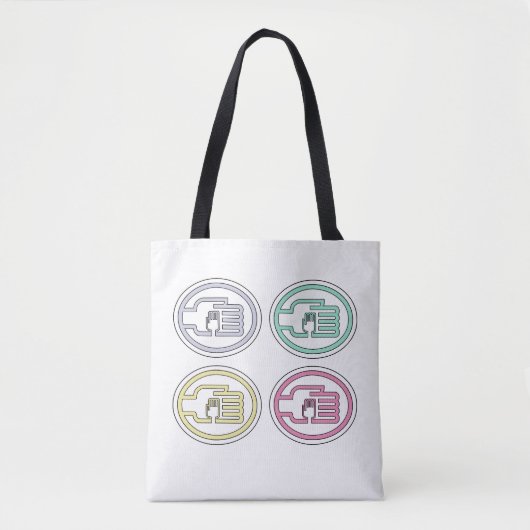 C2B: Tote-Tasche Muster 4 Kontur Tasche (Vorderseite)