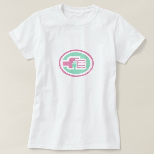 C2B: Vintager T - Shirt für Frauen (Design vorne)