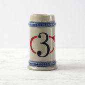 C3 Bier Stein Bierglas (Mittel)