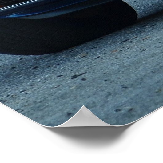 C3 Corvette konvertierbar Poster (Ecke)