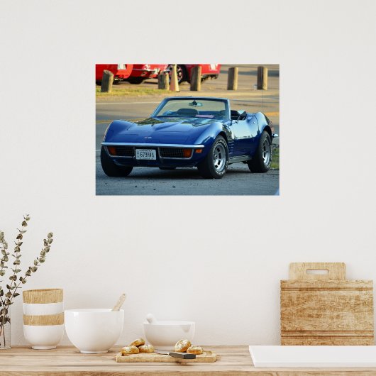 C3 Corvette konvertierbar Poster (Küche)