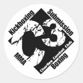 C3-Logo-Aufkleber Runder Aufkleber (Vorderseite)