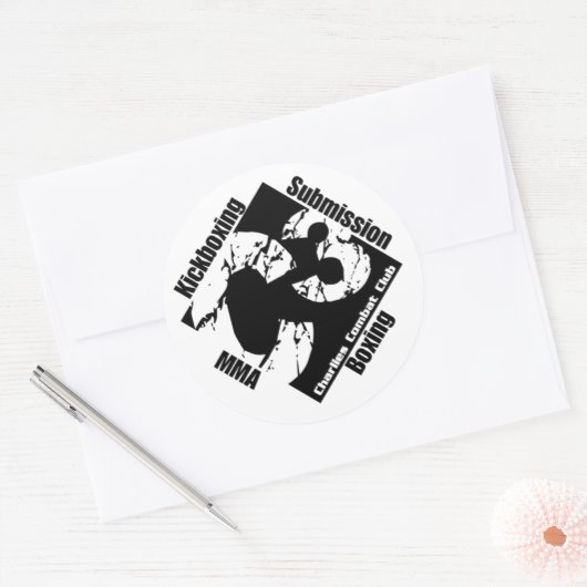 C3-Logo-Aufkleber Runder Aufkleber (Umschlag)