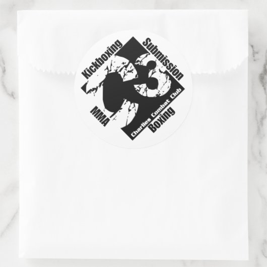 C3-Logo-Aufkleber Runder Aufkleber (Tasche)