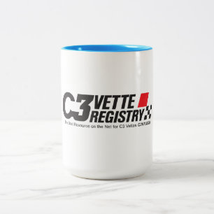 C3VR Zwei-Ton-Keramik-Tasse mit 15oz Zweifarbige Tasse