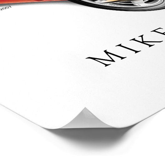 C4 Corvette Print, Value Poster Paper (Matte) (Ecke)