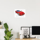 C4 Corvette Print, Value Poster Paper (Matte) (Heimbüro)