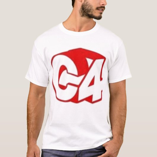 C4 drei Dee T-Shirt (Vorderseite)
