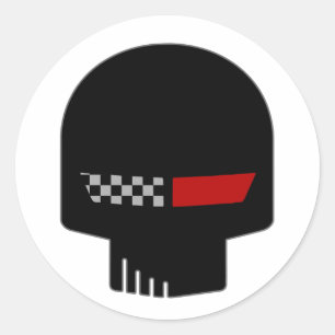 C4 Korvette JAKE Abziehbild 3" Runder Aufkleber