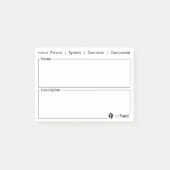C4-Modellaufkleber nach IcePanel [externer Typ] Post-it Klebezettel (Vorderseite)