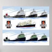 C4 Umrechnungen in der Republik Poster (Vorne)