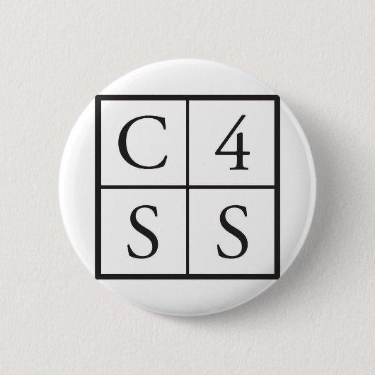 C4SS quadriert Button (Vorderseite)