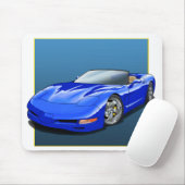 C5_Blue_conv_Vette.tif Mousepad (Mit Mouse)