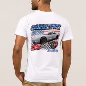 C5 Corvette - 2-seitige Männerabdeckung T-Shirt (Rückseite)