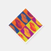 C5 Corvette Wandelbarer Muskelkater Pop Art Serviette (Ecke)