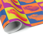 C5 Korvette konvertierbare Auto-Pop-Kunst Geschenkpapier (Rolleneckpunkt)