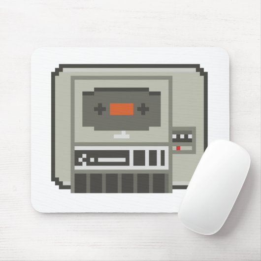 C64 Datasette 8bit Kasette-Recorder Mousepad (Mit Mouse)