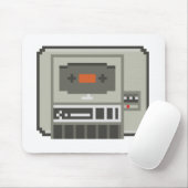 C64 Datasette 8bit-Kassettenrekorder Mousepad (Mit Mouse)