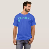 C64 Retro-Gaming-Computer ist einsatzbereit T-Shirt (Vorne ganz)