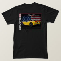 C6 Corvette - 2-seitige Männer-T - Shirt