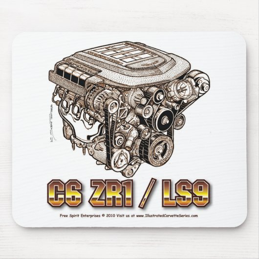 C6 ZR1/LS9 MOUSEPAD (Vorne)
