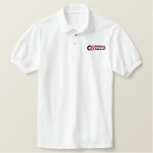 C6VR Logo bestickt mit Polo-Shirt