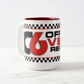 C6VR Zwei-Tone-Keramik-Tasse 15 oz Zweifarbige Tasse (Vorderseite Links)