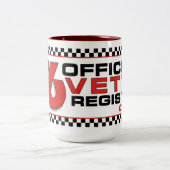 C6VR Zwei-Tone-Keramik-Tasse 15 oz Zweifarbige Tasse (Mittel)