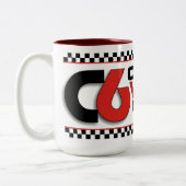 C6VR Zwei-Tone-Keramik-Tasse 15 oz Zweifarbige Tasse (Links)