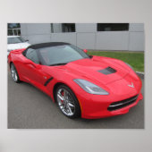 C7 Corvette Convertible Poster (Vorne)