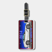 C7 Korvette Coupé 2014 durch K. Scott Teeters Gepäckanhänger (Vorderseite vertikal)