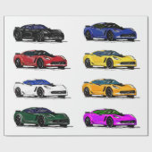 C7 Korvettenpapier Geschenkpapier (Flach)