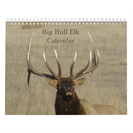 C9 Big Bull Elk Calendar Kalender (Titelbild)