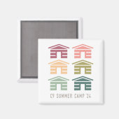 C9 Sommercamp 2024 Kabine Magnet (Vorderseite/Rückseite)