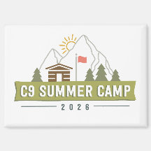 C9 Sommercamp 2026 Logo Magnet