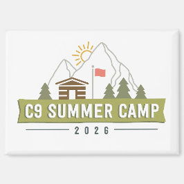 C9 Sommercamp 2026 Logo Magnet