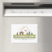 C9 Sommercamp 2026 Logo Magnet (In Situ (Geschirrspüler))