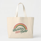 C9 Sommerlager 2024 Große Tote Tasche - Regenbogen (Vorne)