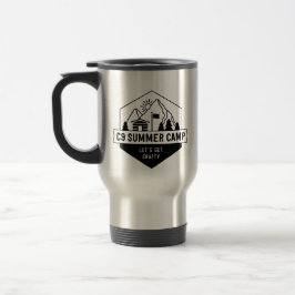 C9 Summer Camp Logo Travel Mug Reisebecher