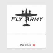 C-12 King Air Army Festwing Sticker (Blatt)