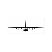 C-130 Hercules Airlift Flugzeug Front Wood Briefma Gummistempel (Prägung)