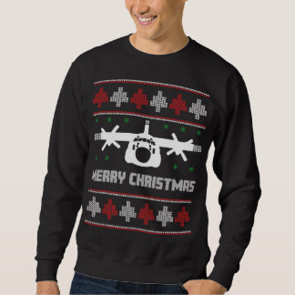 C-130 Hercules Airplane Ugly Christmas Sweater Sweatshirt