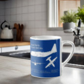 C-130 Hercules - Flugzeugkonzepte ABD Kaffeetasse