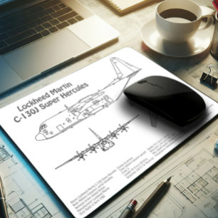 C-130 Hercules - Flugzeugkonzepte AD Mousepad