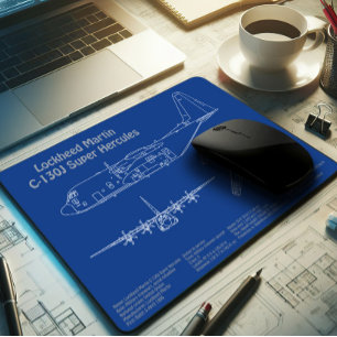 C-130 Hercules - Flugzeugkonzepte AD Mousepad