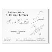 C-130 Hercules - Flugzeugkonzepte BD Fotodruck (Vorne)