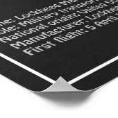 C-130 Hercules - Flugzeugkonzepte PD Poster (Ecke)