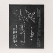 C-130 Hercules - Flugzeugkonzepte PD Puzzle (Vertikal)