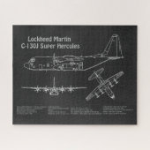 C-130 Hercules - Flugzeugkonzepte PD Puzzle (Horizontal)
