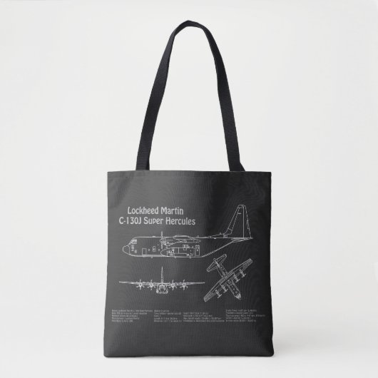 C-130 Hercules - Flugzeugkonzepte PD Tasche (Vorderseite)